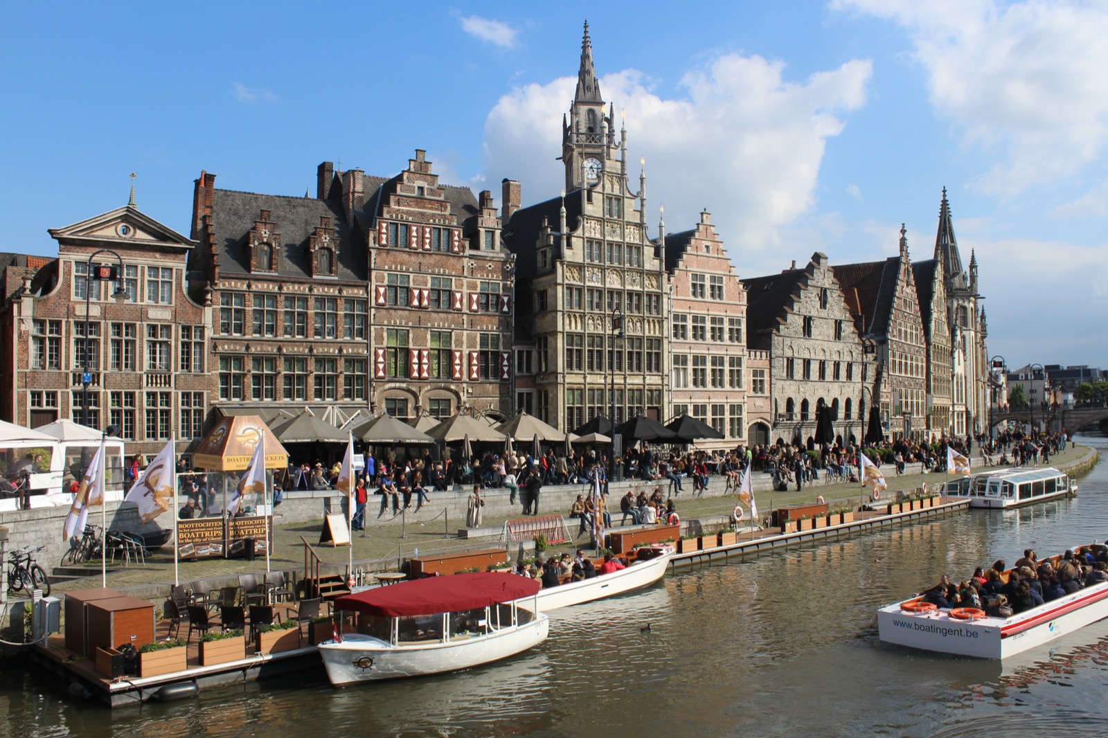 Graslei in Gent als achtergrond voor sugar dating in Gent